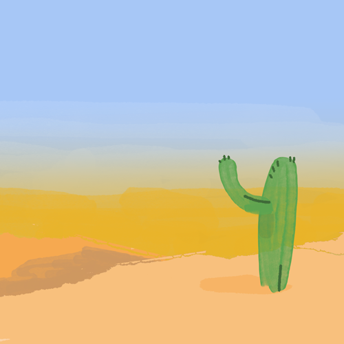 A desert has low biodiversity