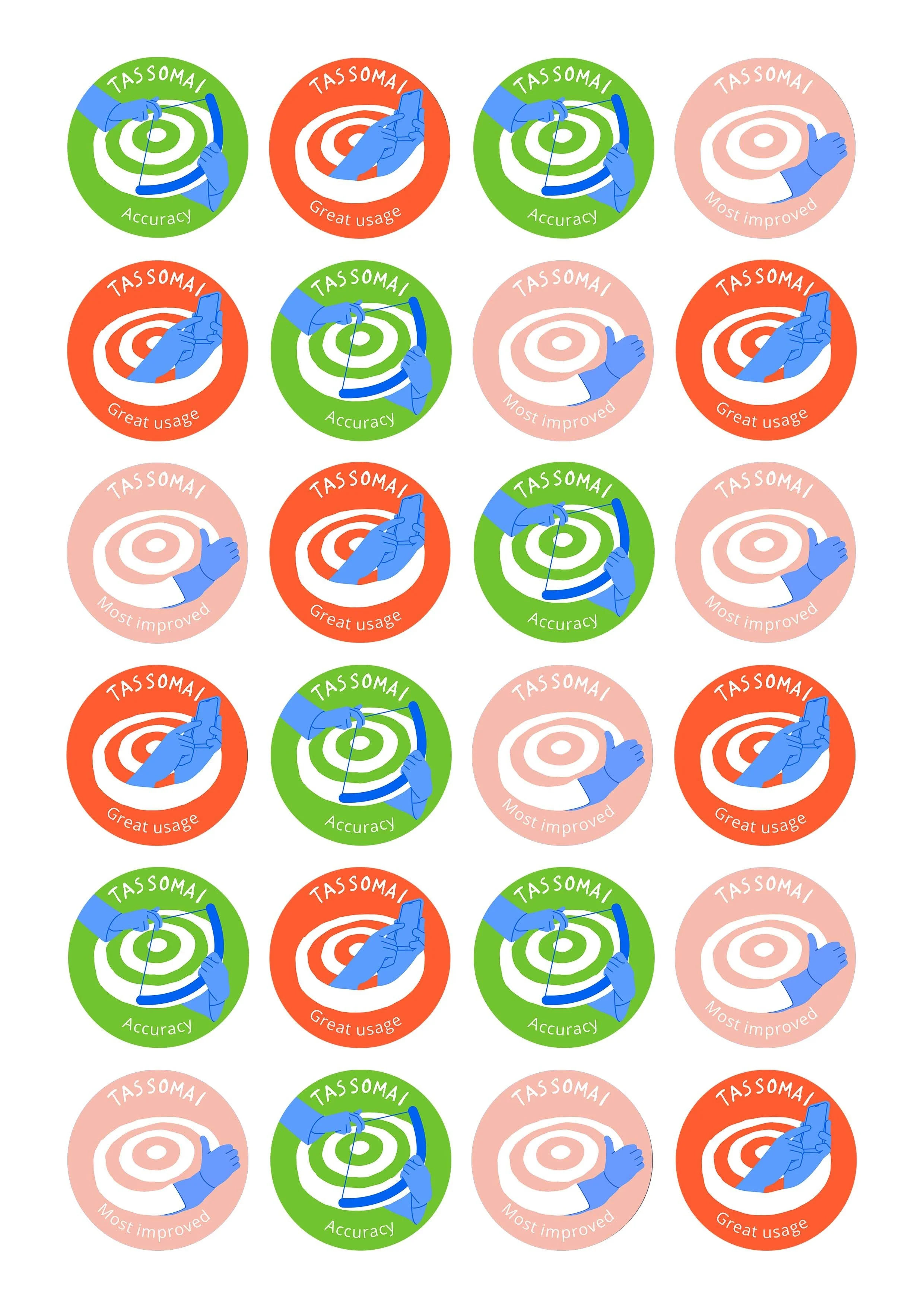 Stickers for teachers to use in school — Tassomai