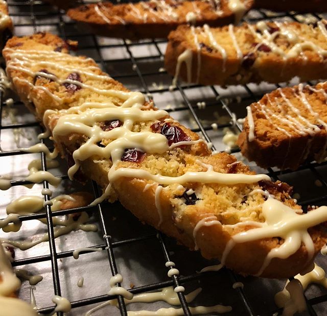 Then there was the day Sharon made cran-orange biscotti from scratch.  Life would never be the same after that.  #properbake #maryberrywouldbeproud