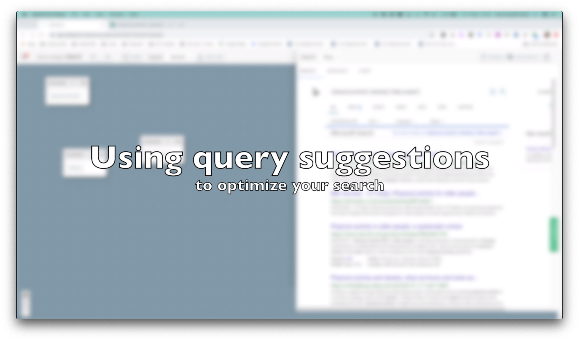 How to optimize your search using query suggestions