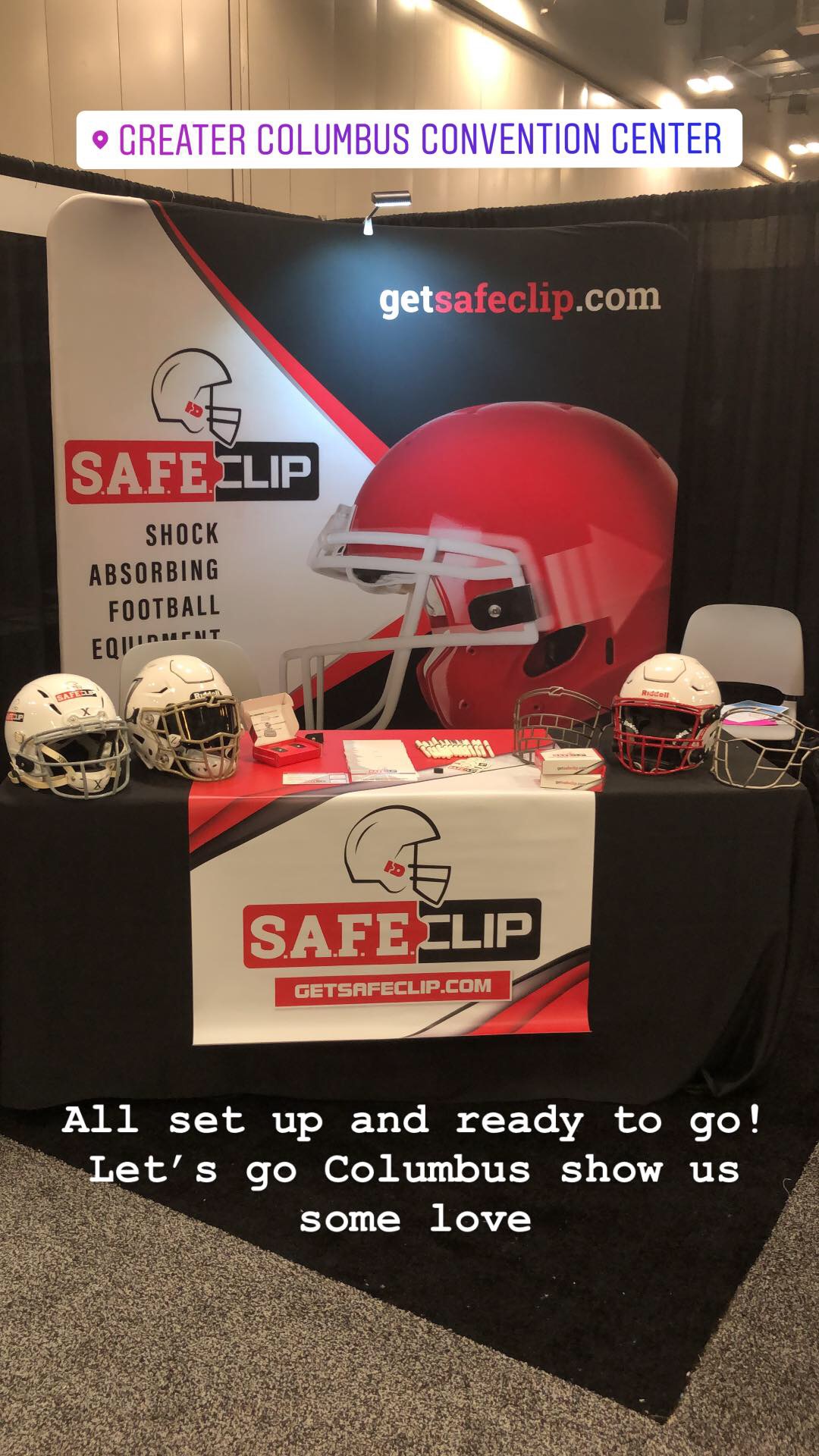 SAFEClip at the Sports Inc Show in Columbus