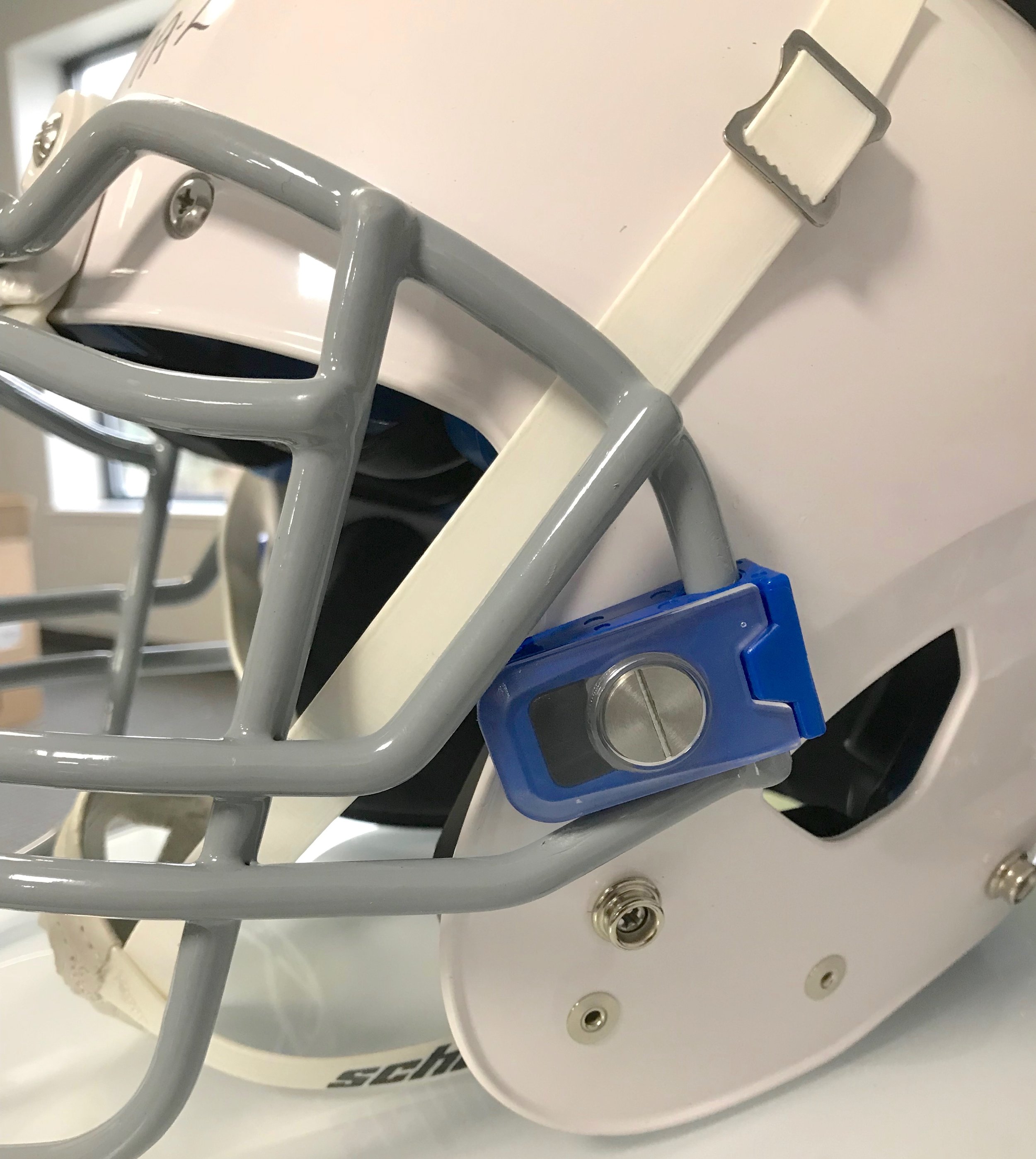 Gen 2 Prototype Blue on Schutt Recruit