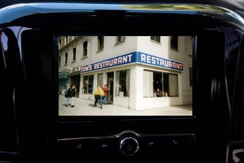Car DVD player installation.