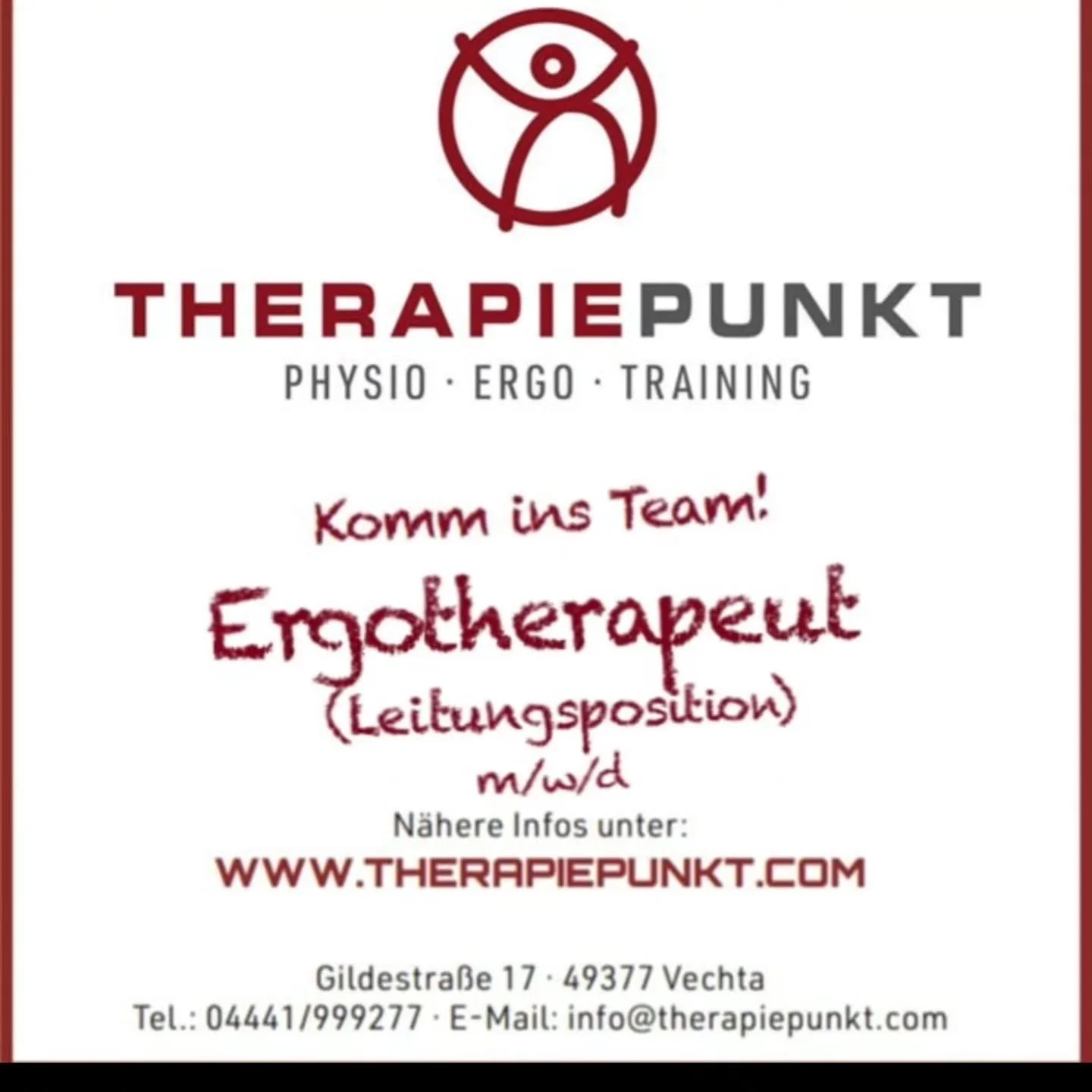 Wir suchen ab sofort eine engagierte und motivierte ergotherapeutische Leitung (m/w/d) zur Verst&auml;rkung und Weiterentwicklung unseres Teams in einer modernen, interdisziplin&auml;ren Praxis.

Deine Aufgaben:

- Fachliche und organisatorische Leit