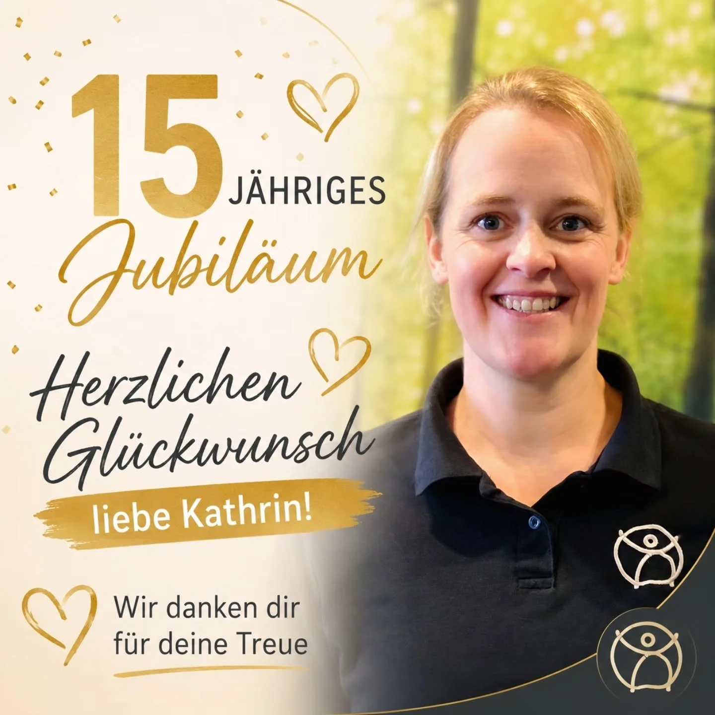💐 15 Jahre Kathrin &ndash; und wir &uuml;berlegen tats&auml;chlich noch, wer hier eigentlich mehr Gl&uuml;ck hatte 😄

Liebe Kathrin, herzlichen Gl&uuml;ckwunsch zu deinem 15-j&auml;hrigen Jubil&auml;um! Danke f&uuml;r dein gro&szlig;es Engagement, 
