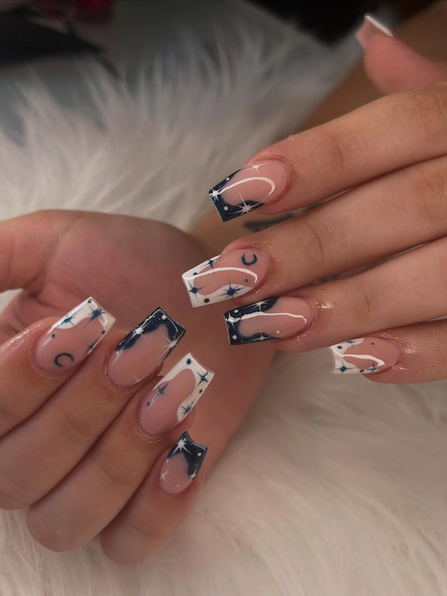 Is it almost time to say goodbye to summer nights? 
.
.
.
.
.
#summernails #witchynails #hamiltonnailsalon #moonlight #hamiltonnailtech