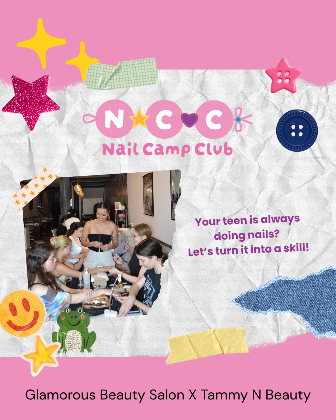 Hamilton Teen Nail Camp | Beginner Gel Nail Course for Teens