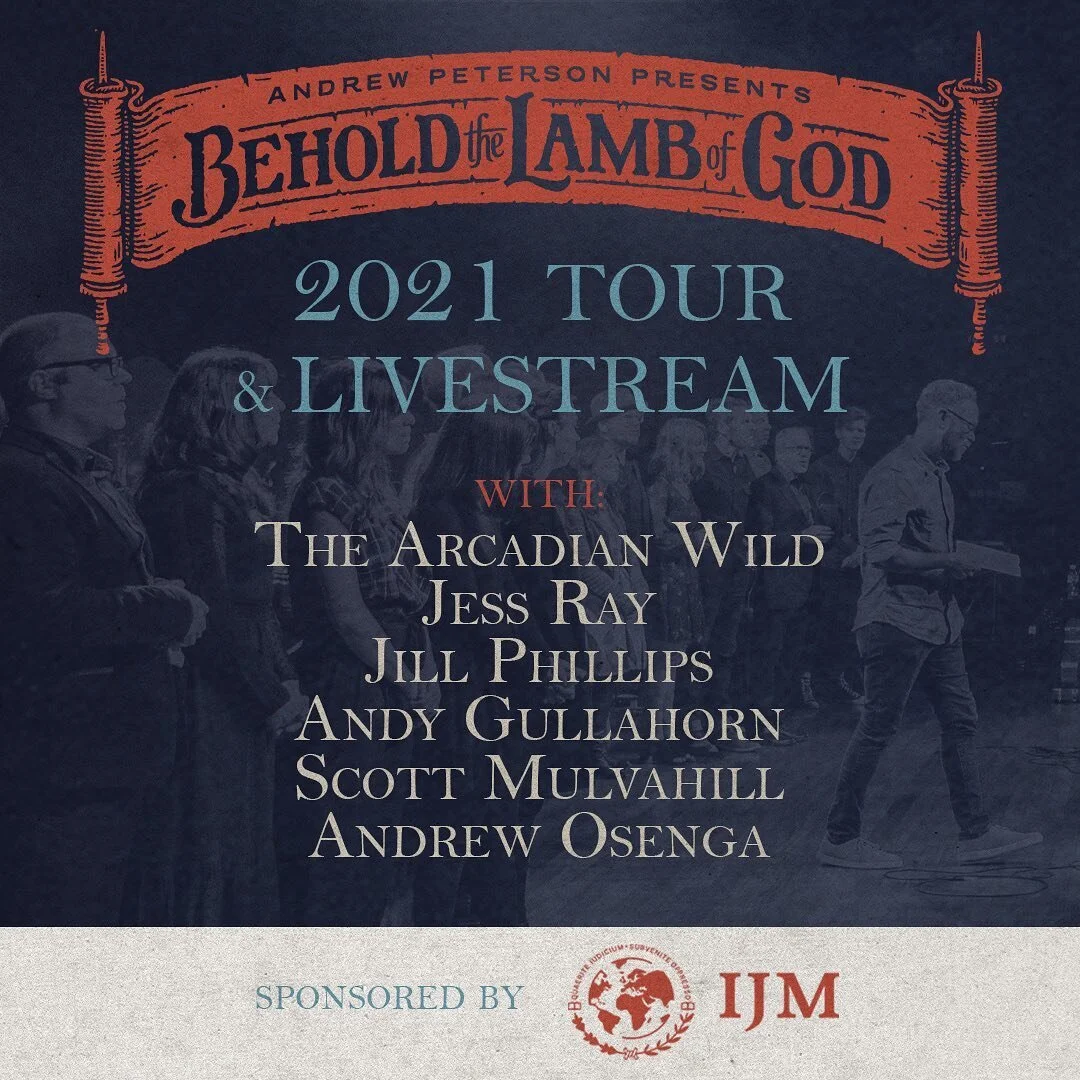 Folks, the Behold the Lamb of God tour and livestream is ACTUALLY HAPPENING this year and I can&rsquo;t wait. Ryman tickets on sale Friday at 10am central, Livestream tickets on sale August 16th. See you in December!