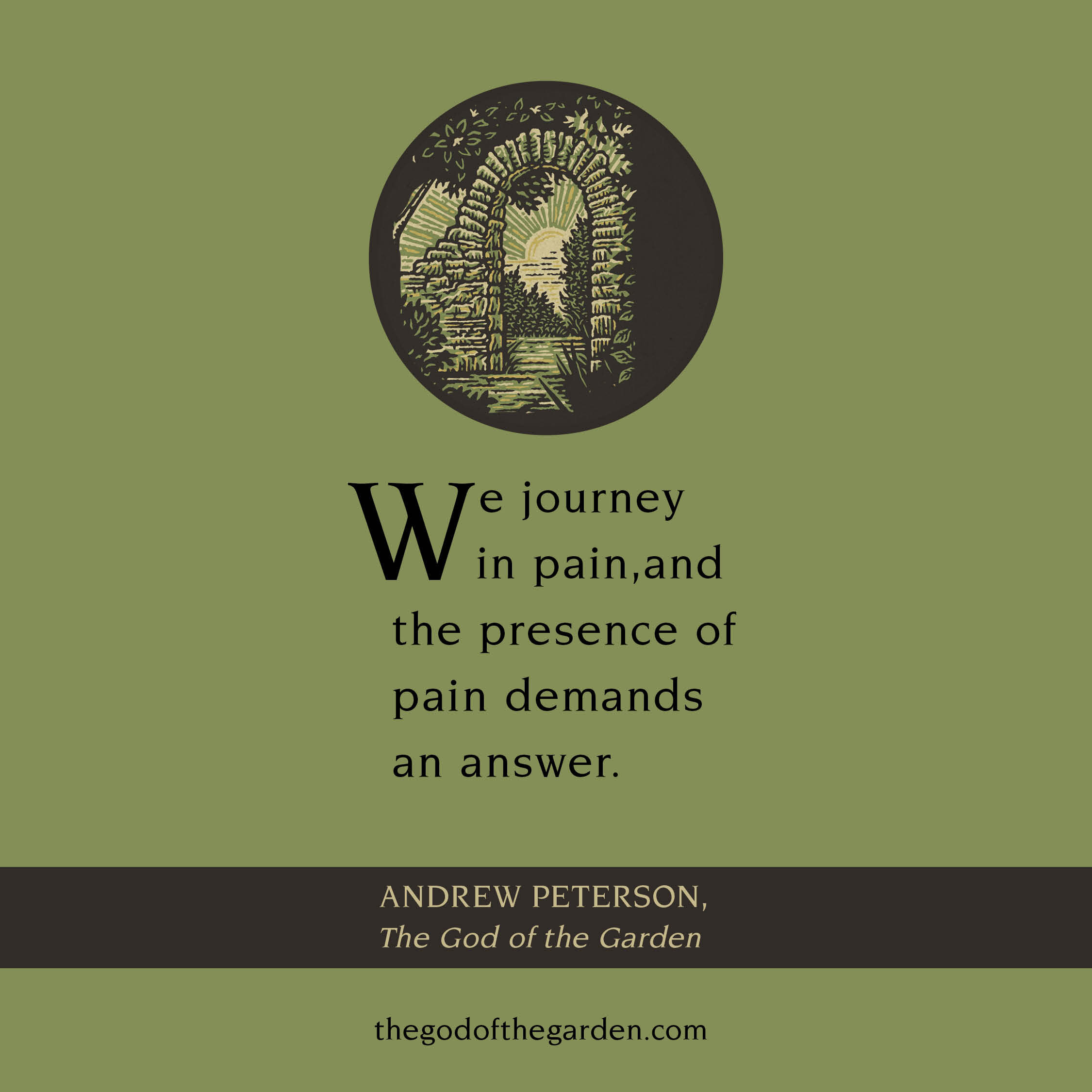 Andrew Peterson God Rested The God of the Garden - New Book by Andrew Peterson — Andrew Peterson