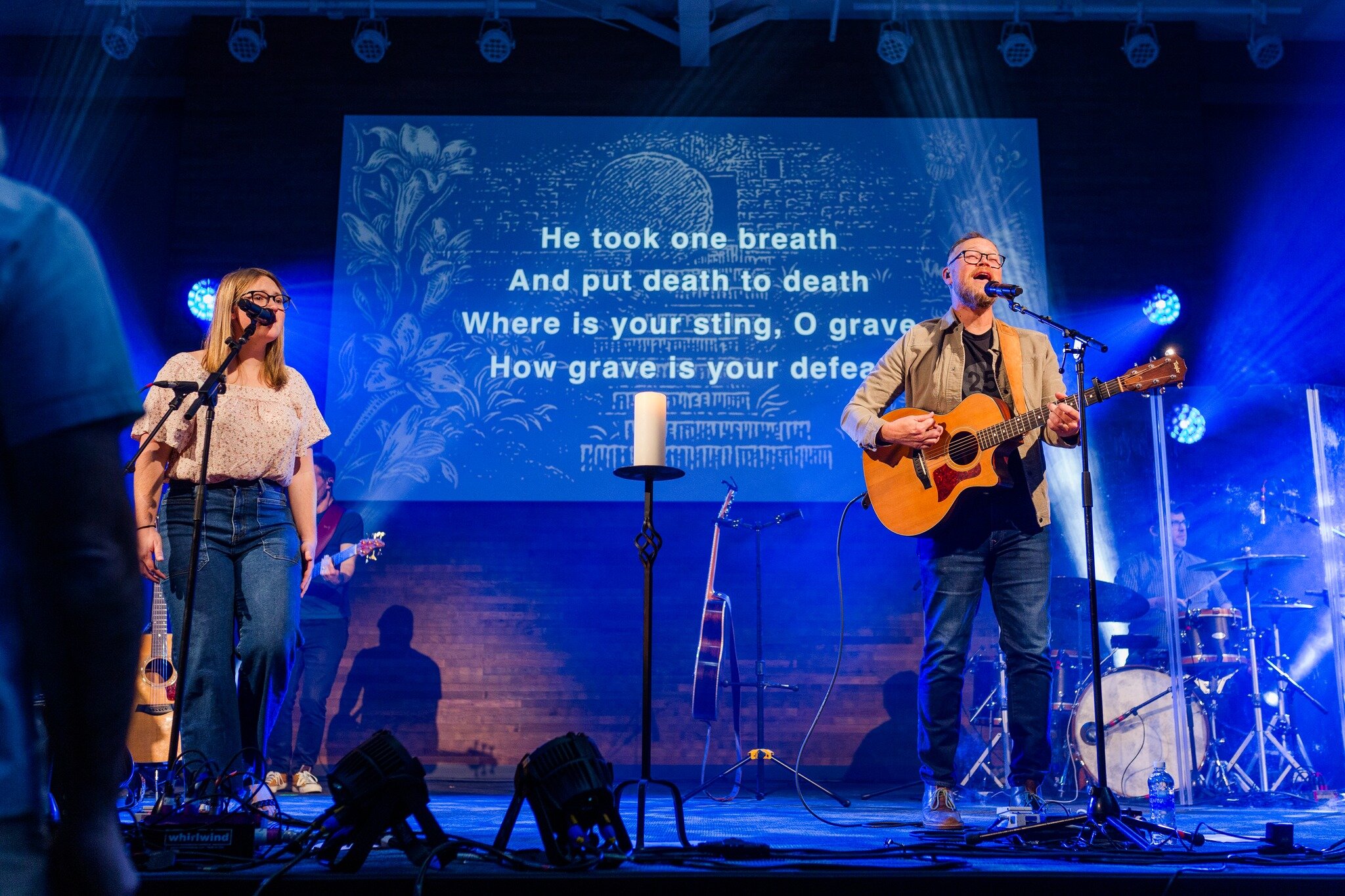 We leave tonight for our last run of shows on the 2024 Resurrection Letters tour! Hope you're planning on joining us. Thanks to all the audiences and churches who have hosted us this far - celebrating the resurrection with you all is one of our favor