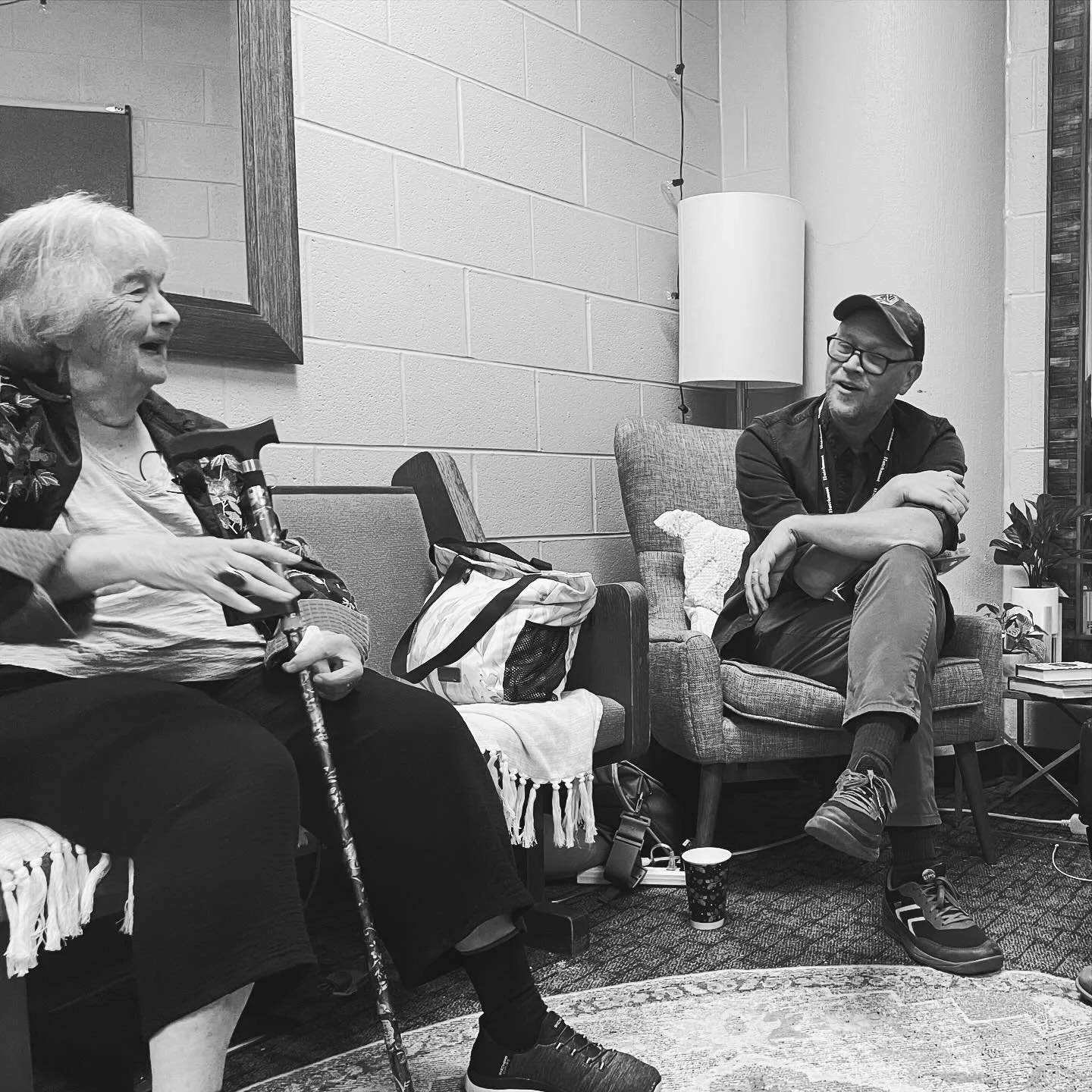 I can&rsquo;t overstate what a joy and honor it was to meet one of my all-time favorite writers yesterday at @therabbitroom&rsquo;s #hutchmoot. At 93, she&rsquo;s full of life, wit, wisdom, and kindness&mdash;all of which were on full display as she 