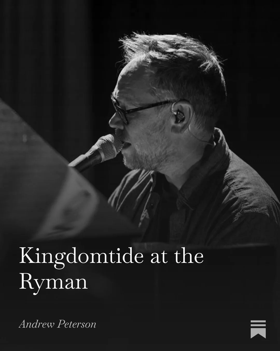Check Andrew out on Substack, and read his latest post about the upcoming June 19th show at the Ryman. Link in stories.

"Hometown shows are special. But after 26 years of Behold the Lamb, along with the 9 years of Resurrection Letters, I&rsquo;
