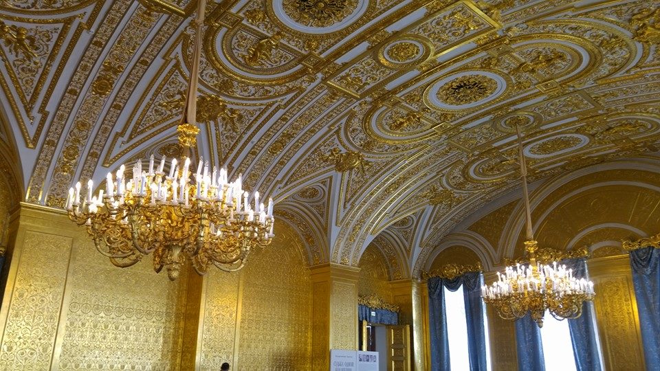 "Gold room" at the Hermitage in St.Petersburg, Russia from our 2015 trip