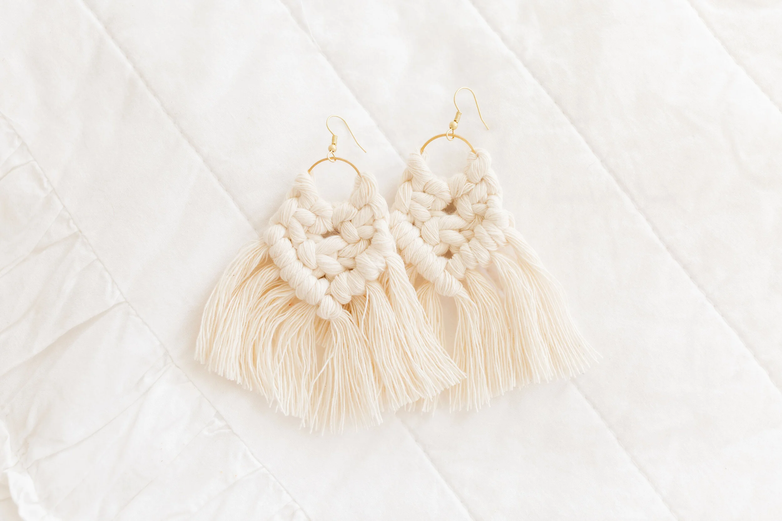 "Make a Statement' - Macrame Earrings