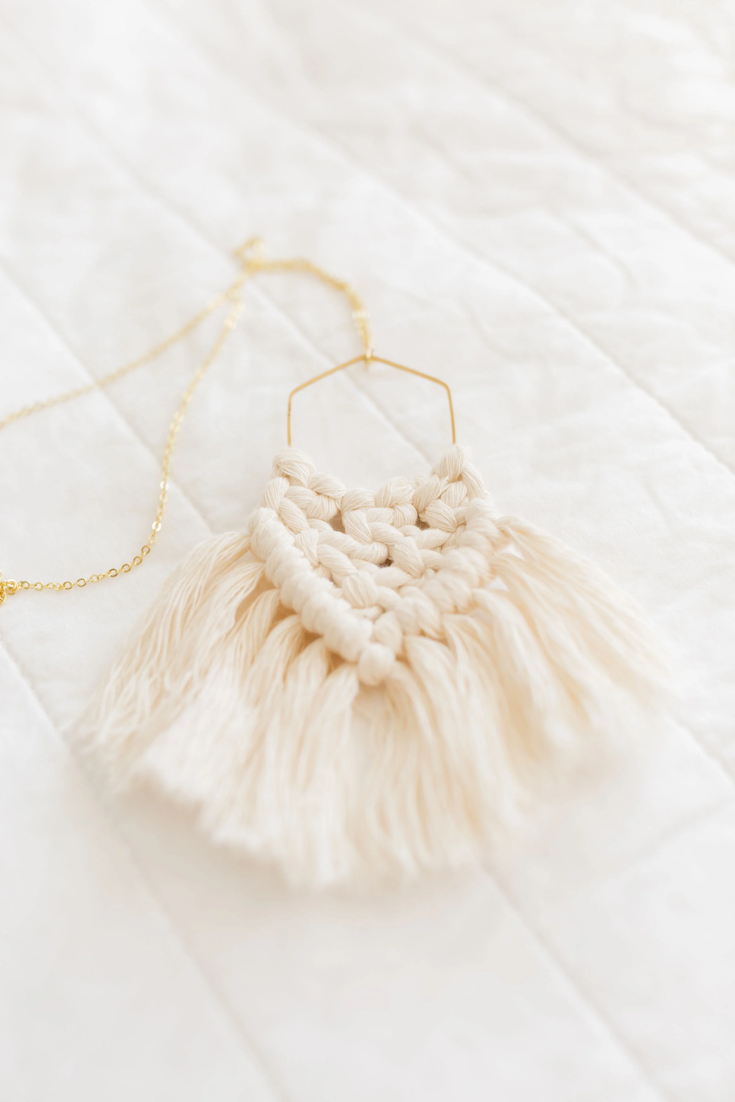 Macrame bohoNECKLACE