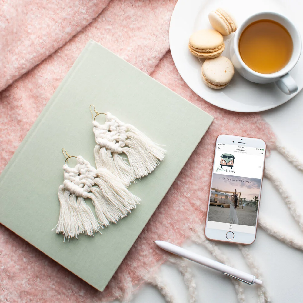 bohoLIVING Macrame Earrings