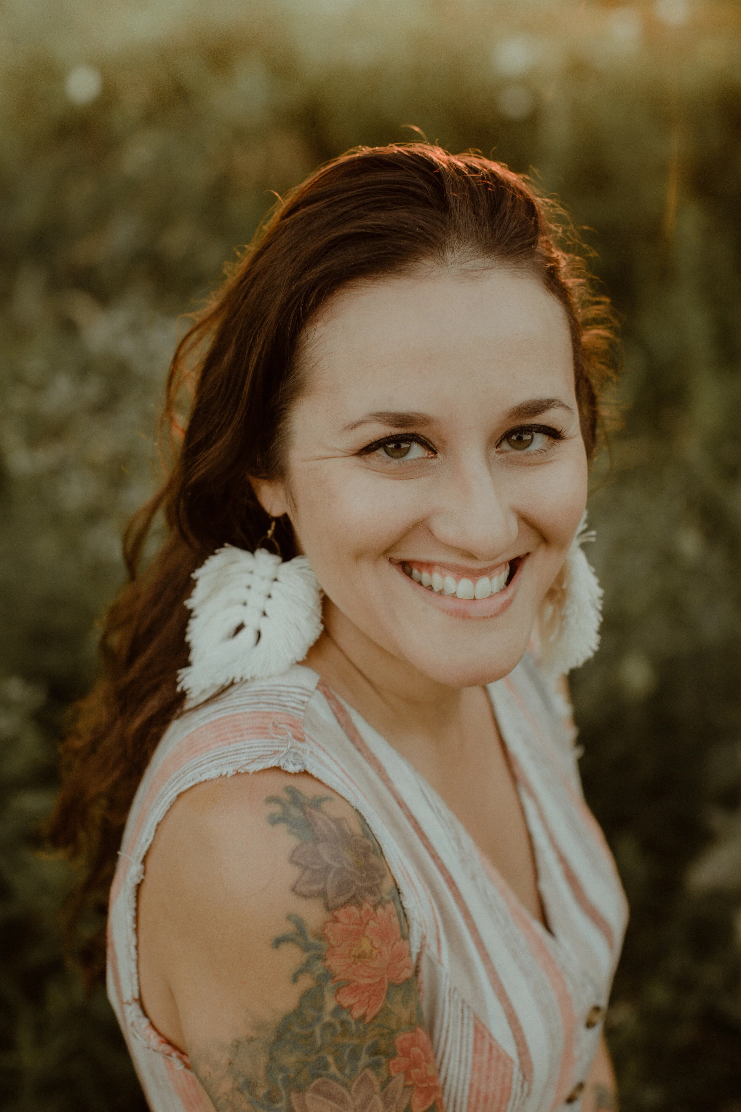 Macrame Feather Earrings - Nina.jpg