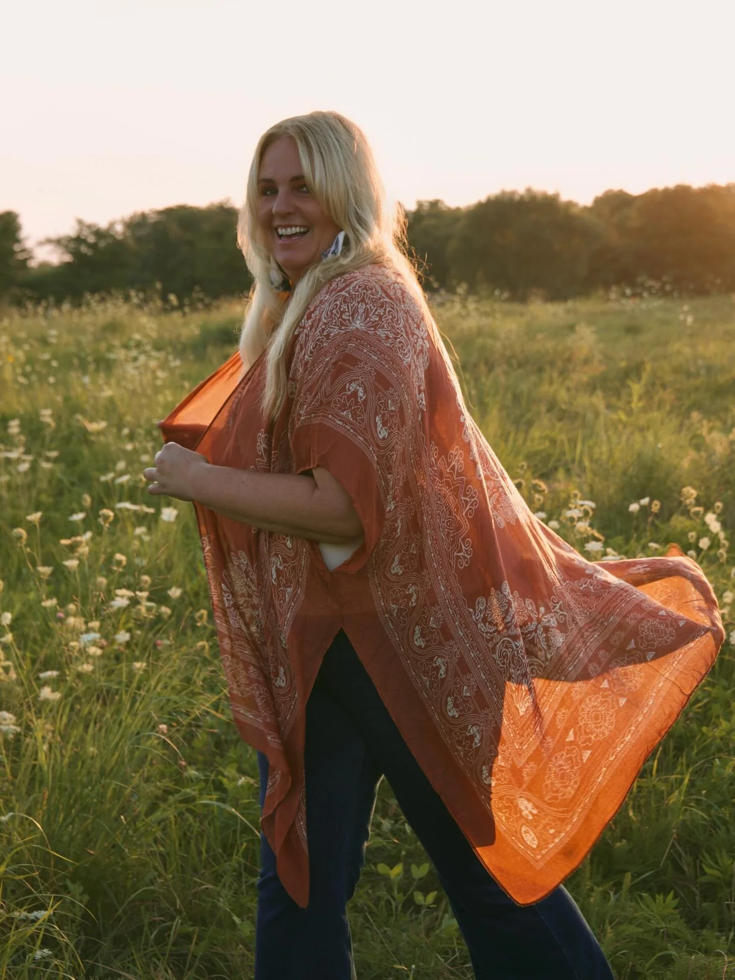 Have you ever looked at a photo of yourself and thought&hellip;
Oh. There she is.

These were taken last summer, and I&rsquo;ve been a little slow to share them.

Partially because life has been life-ing.
But also because showing up hasn&rsquo;t alwa