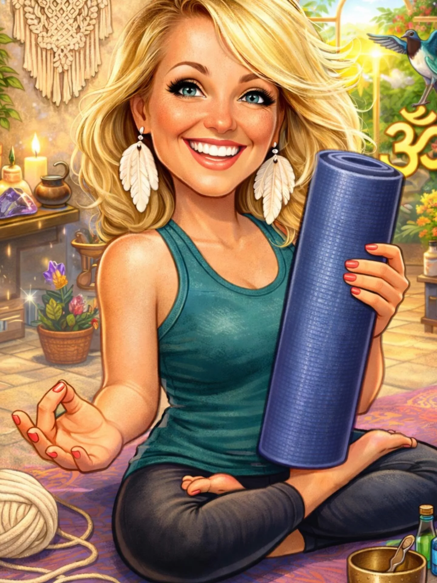 This is me.
Knots in one hand. Breath in the other.

Macram&eacute; has always been more than art for me, it&rsquo;s form of meditation.

Yoga has always been more than movement or exercise it&rsquo;s realizing who I am.

Somewhere between the cord, 