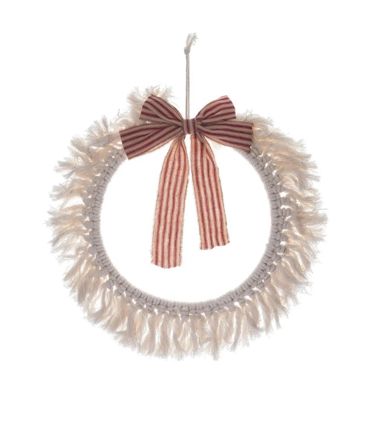 Cedar Lake "Harvest & Holly" Holiday Market - Target Inspired Macrame Wreath