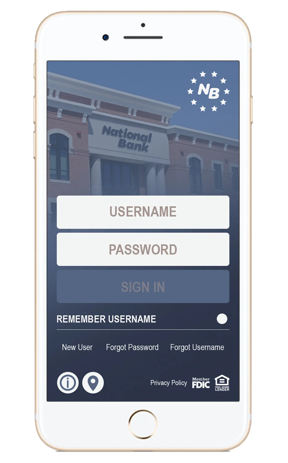  UX Design  for National Bank 