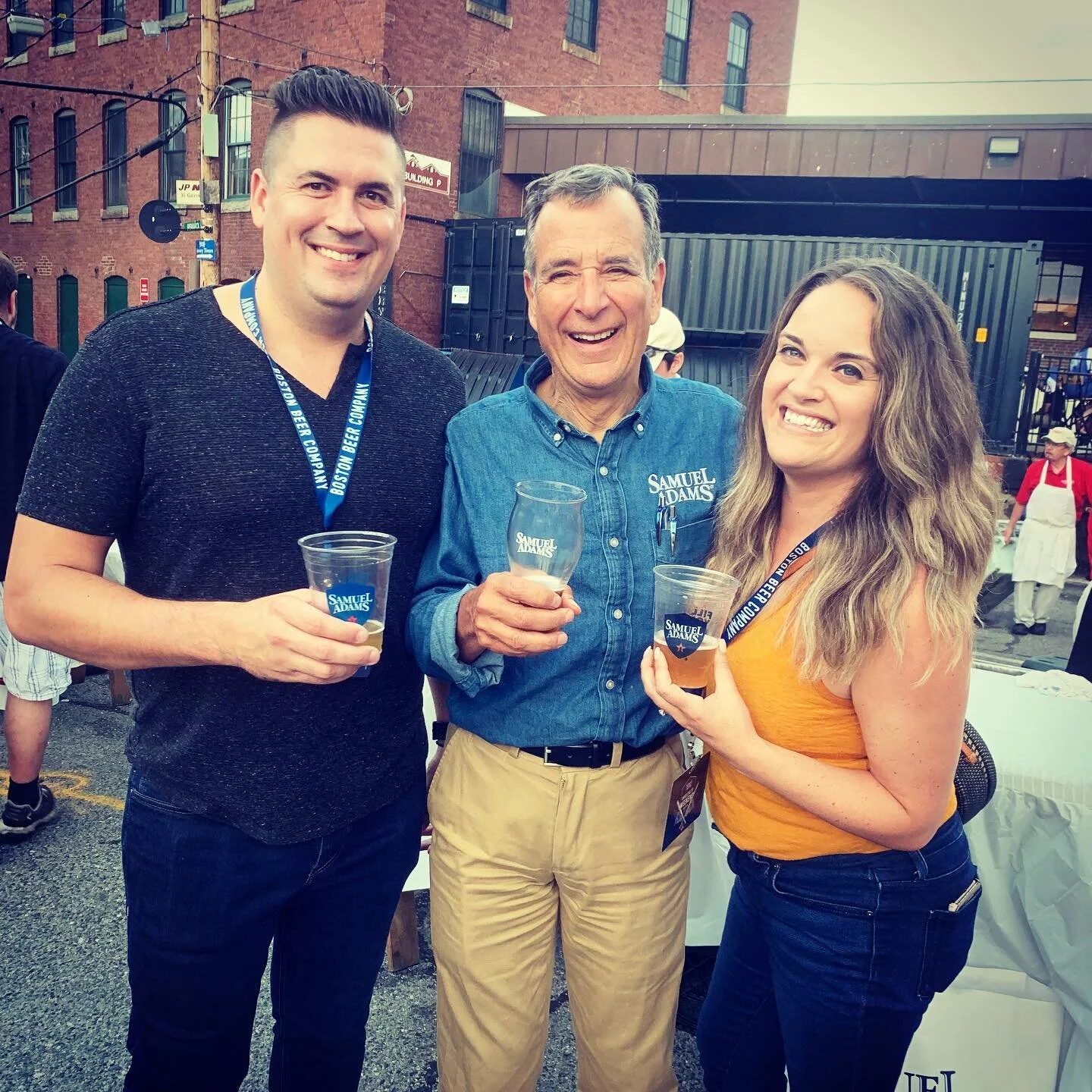 Such an awesome guy. I finally got to meet Jim Koch! #bostonbeercompany #samueladams #samueladamsbeer #samfam #beer