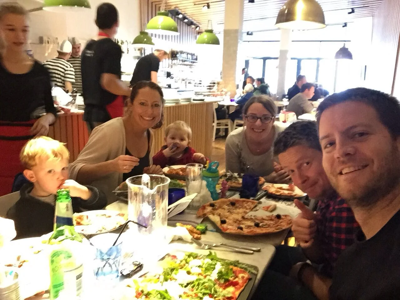 Why it's worth thinking twice about lunching out with friends... and toddlers!