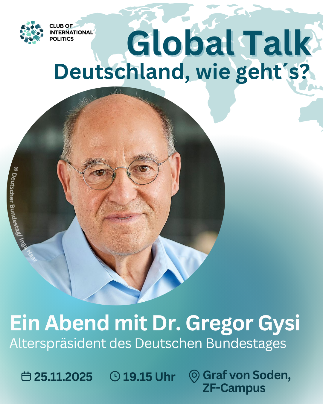 Global Talk mit Gregor Gysi