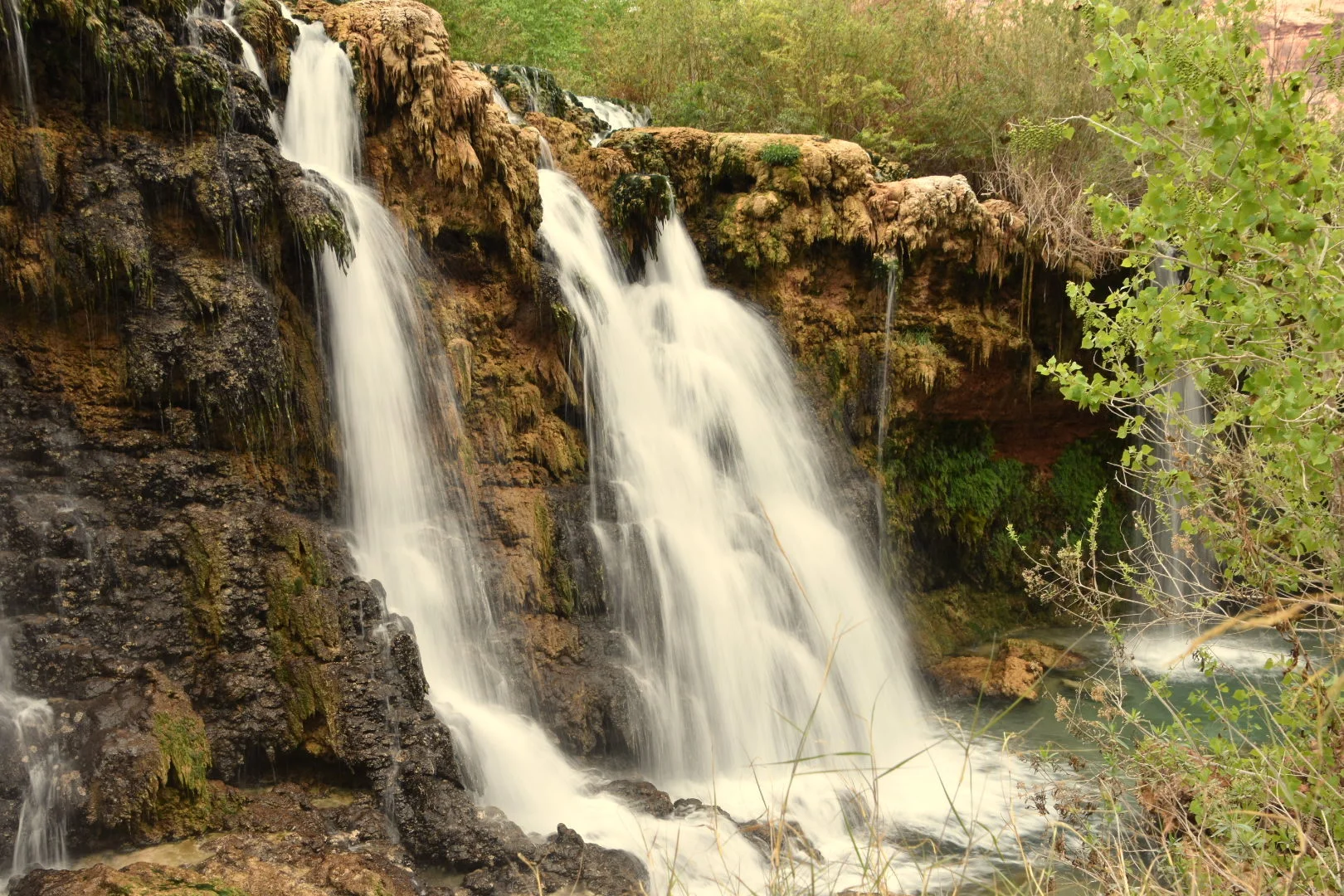 Navajo Falls, which is right below Fifty Foot Falls