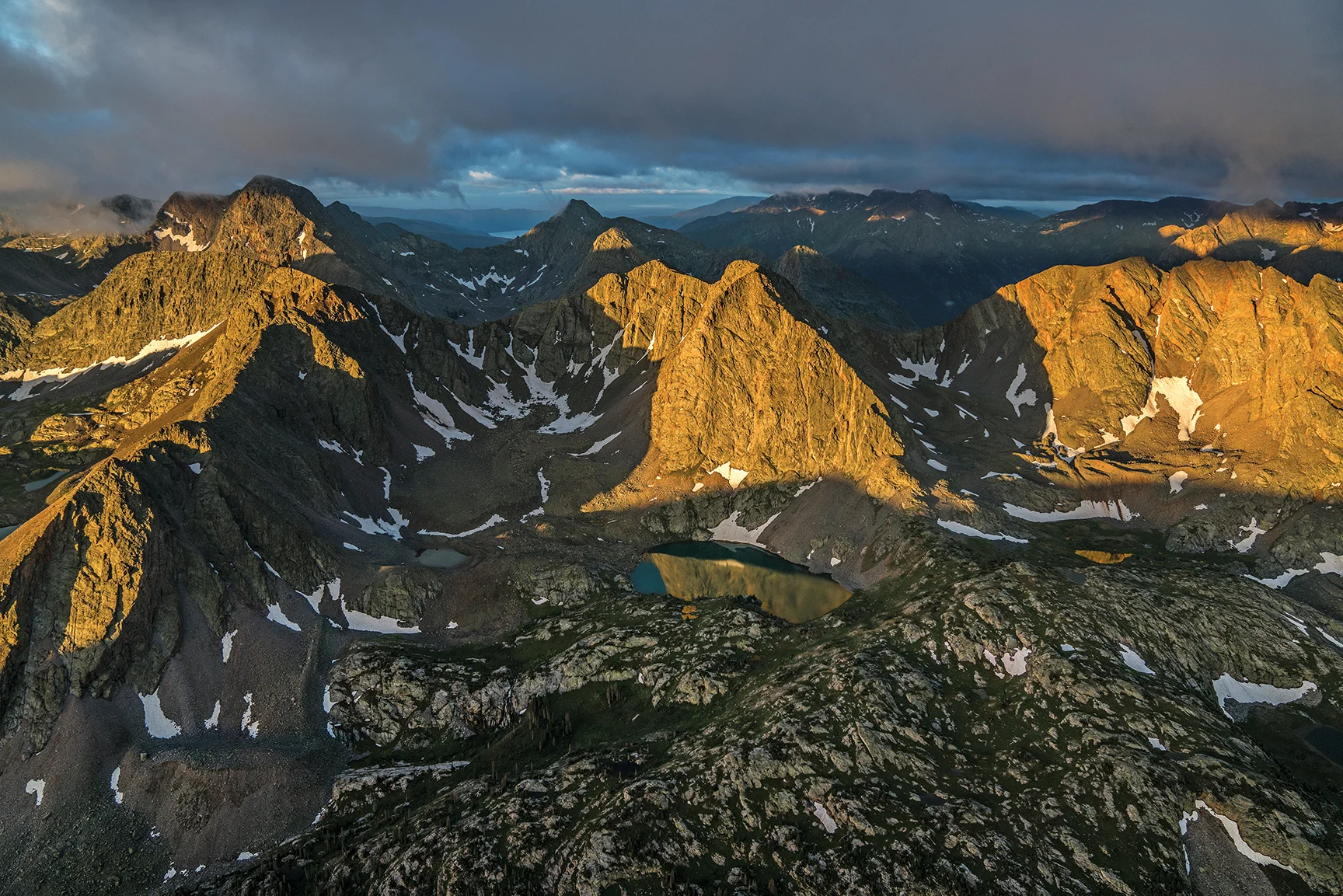 Terrain near the Continental Divide, Weminuche Wilderness, Colorado. Photo by Chris Dahl-Bredine