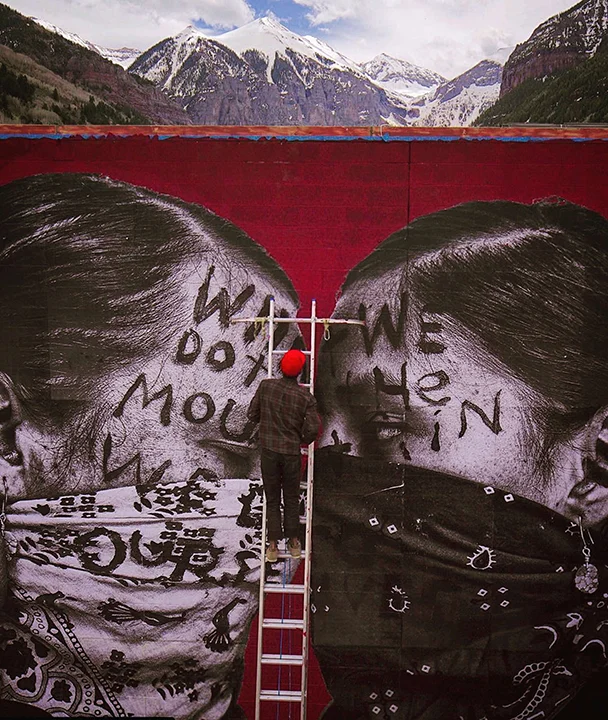 Chip Thomas at work in Telluride. Photo by Jim Hurst