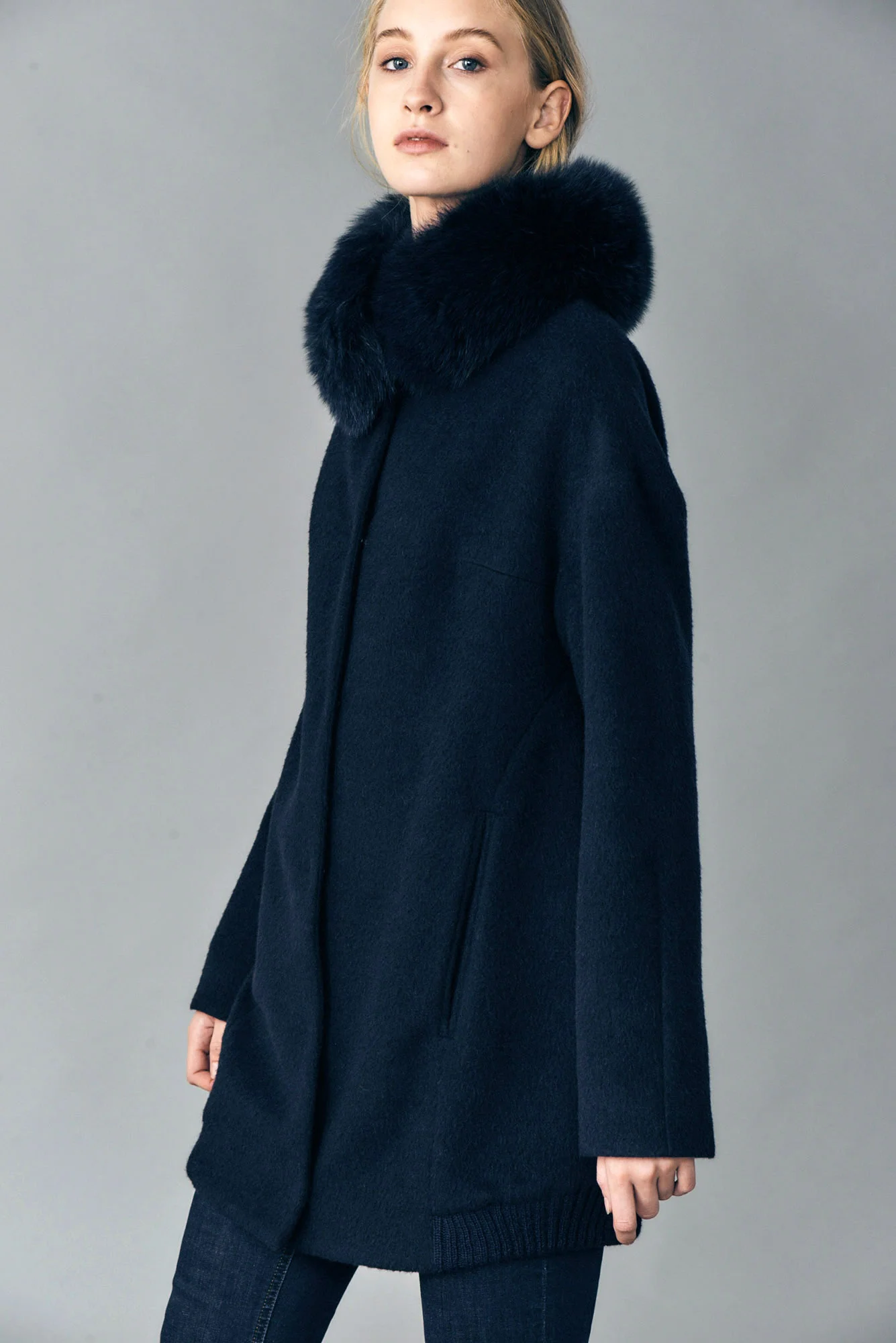 BOMBER PAMELA AT-334 Colors: blue Sizes: XS, S, M, L, XL
