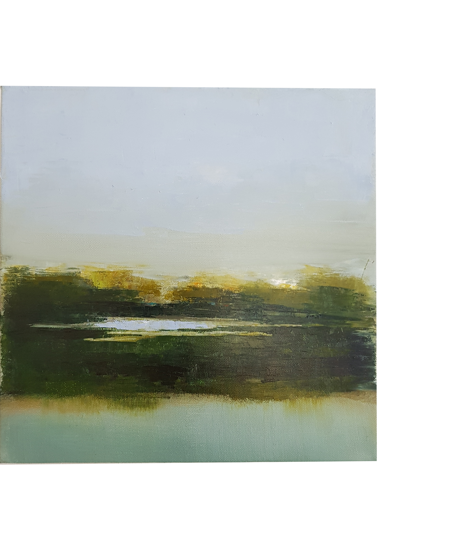 twilight on cley saltmarsh