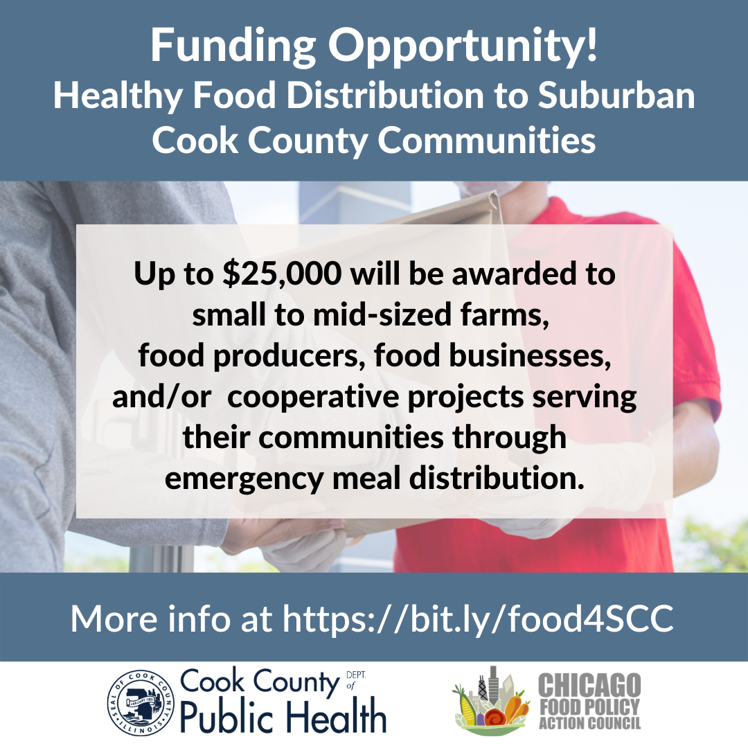 Apply Now: Funding for healthy food distribution to suburban cook county communities