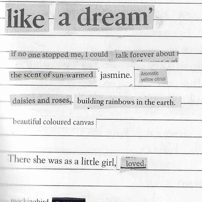 Cut-Out Poem #1 