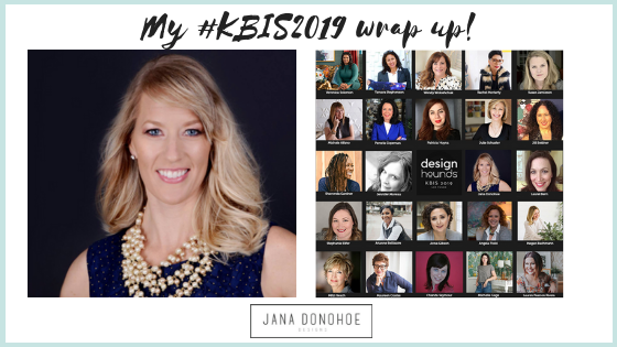 I was so honored to be chosen again to go to the National Kitchen and Bath show on the sponsored #DesignHoundsKBIS trip! Thank you, Veronika and Flo!