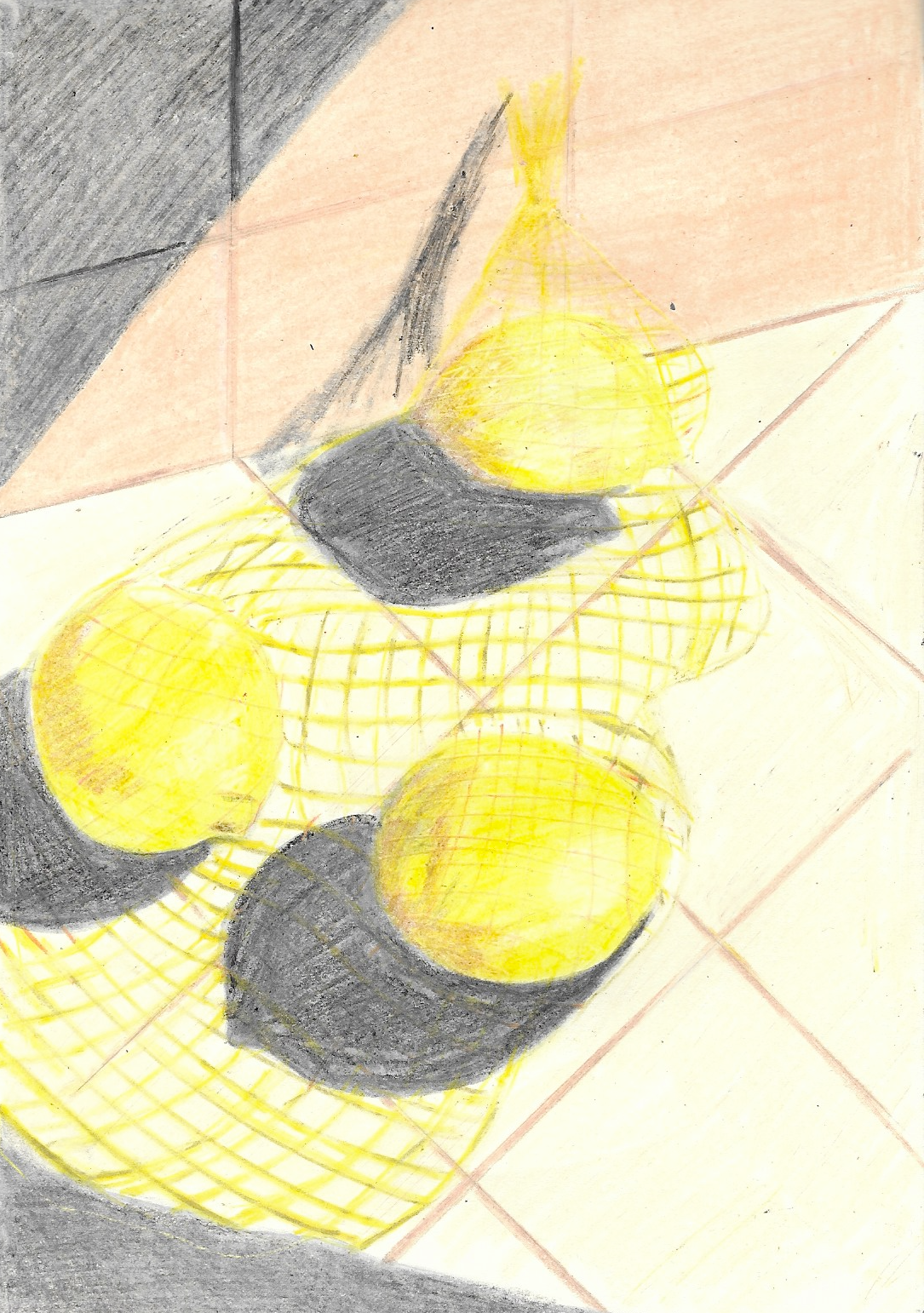 Crayon and pencil