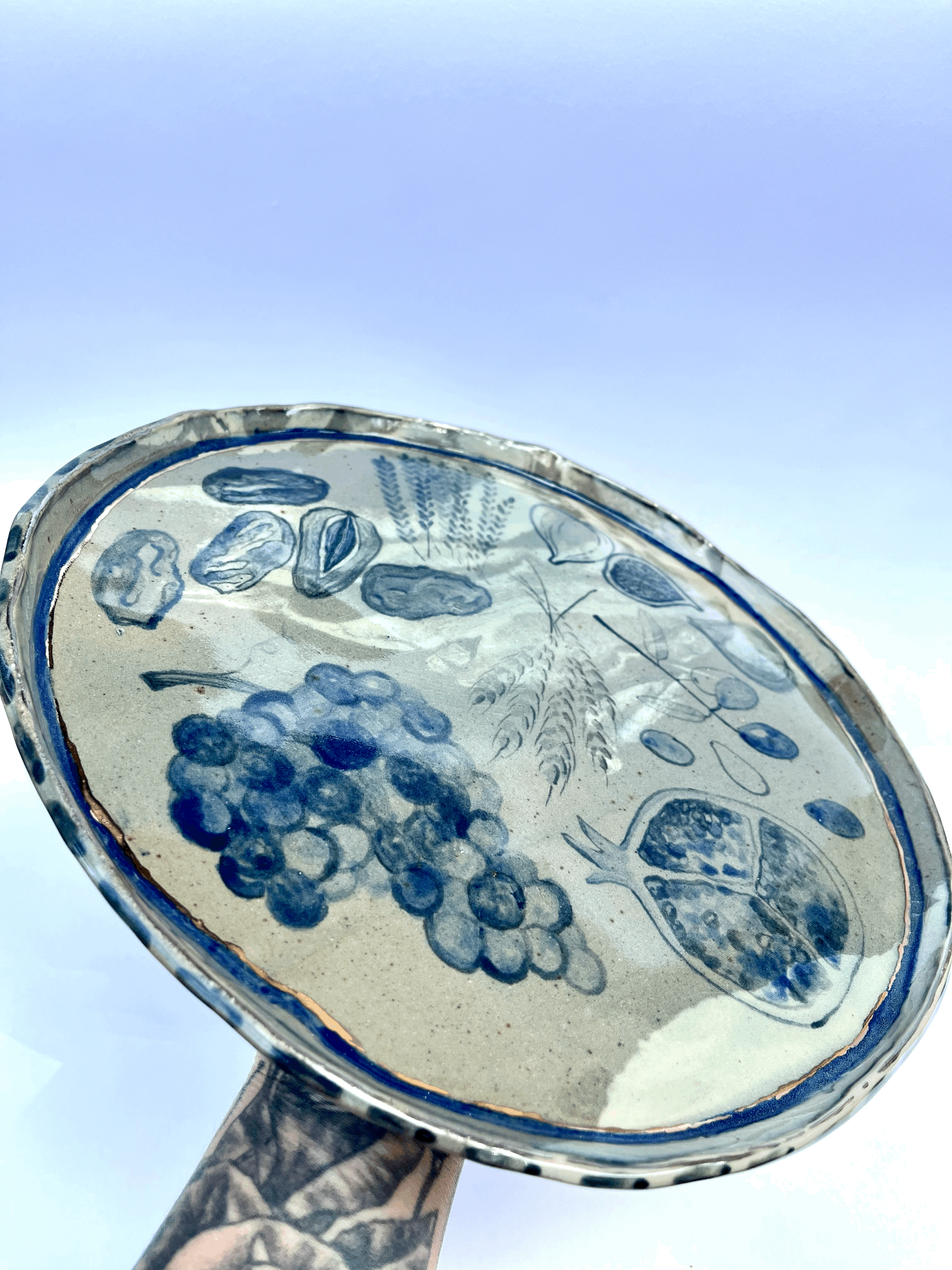 Tu Bishvat seder plate #2