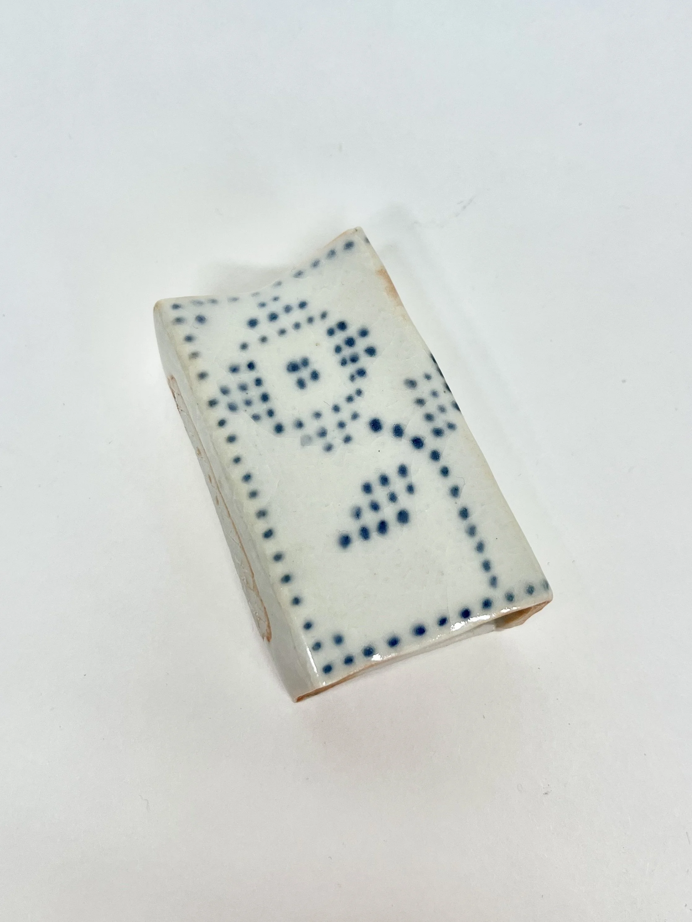 small matchbox (cross stitch flower)