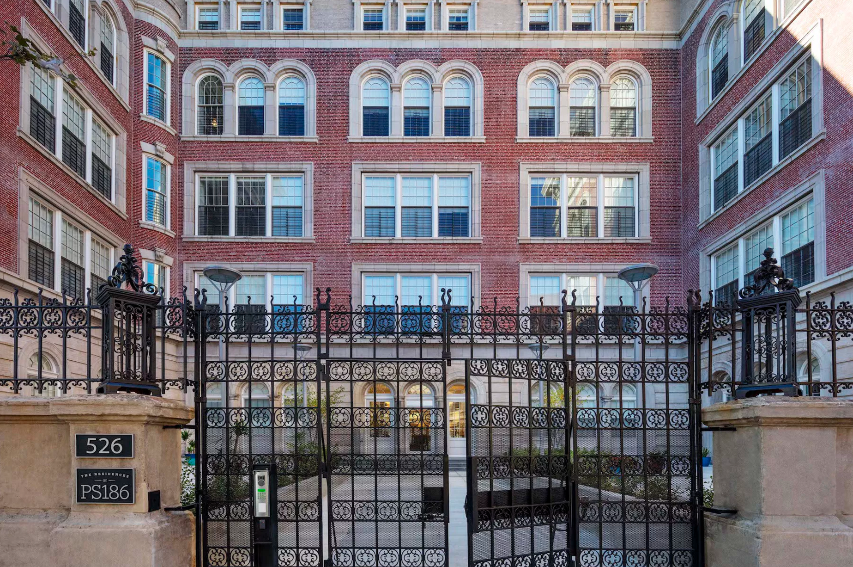 PS 186 Building, restored into the Boys and Girls Club of Harlem, NY