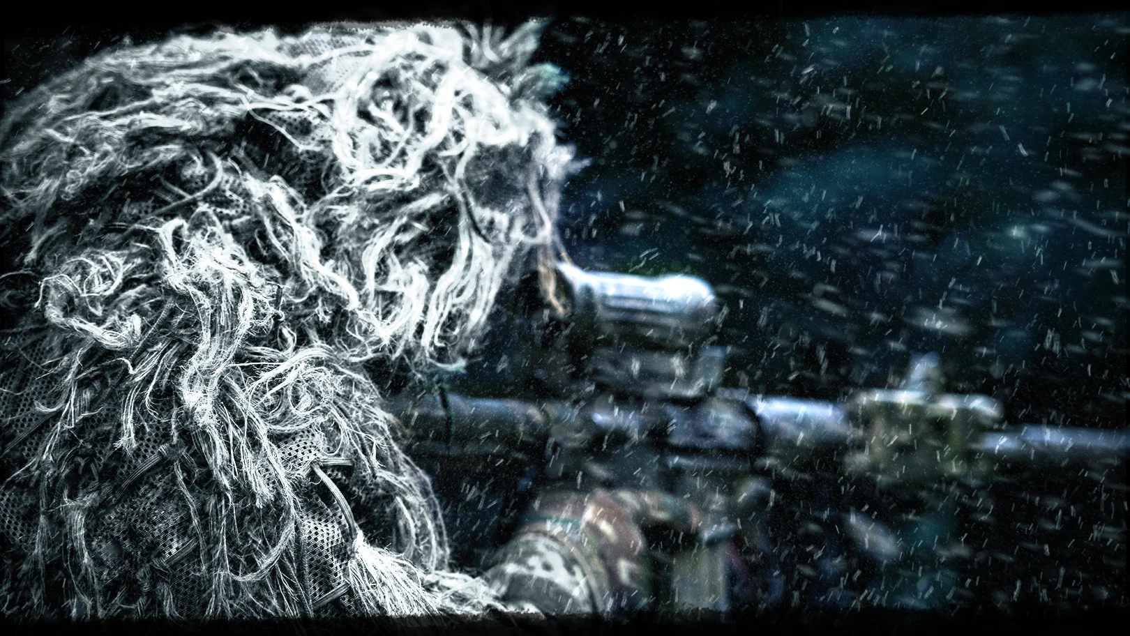 Snow Ghillie Suit