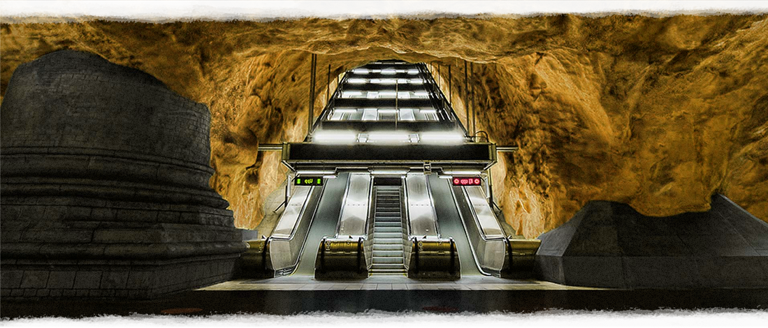 Underground Train Station