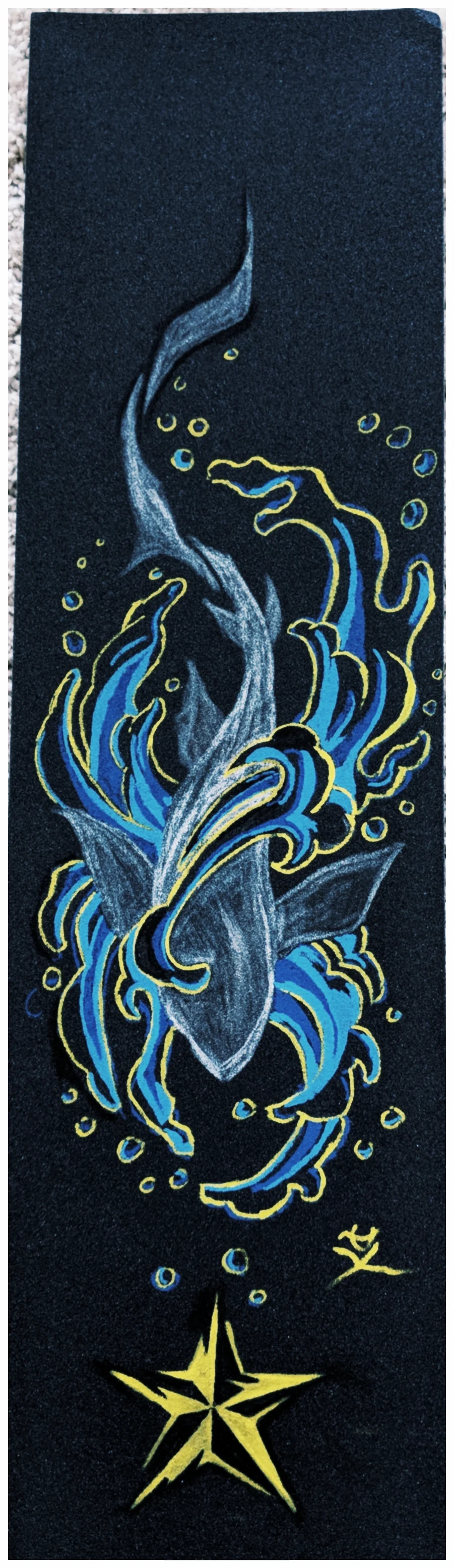 Swim Like a Shark Griptape