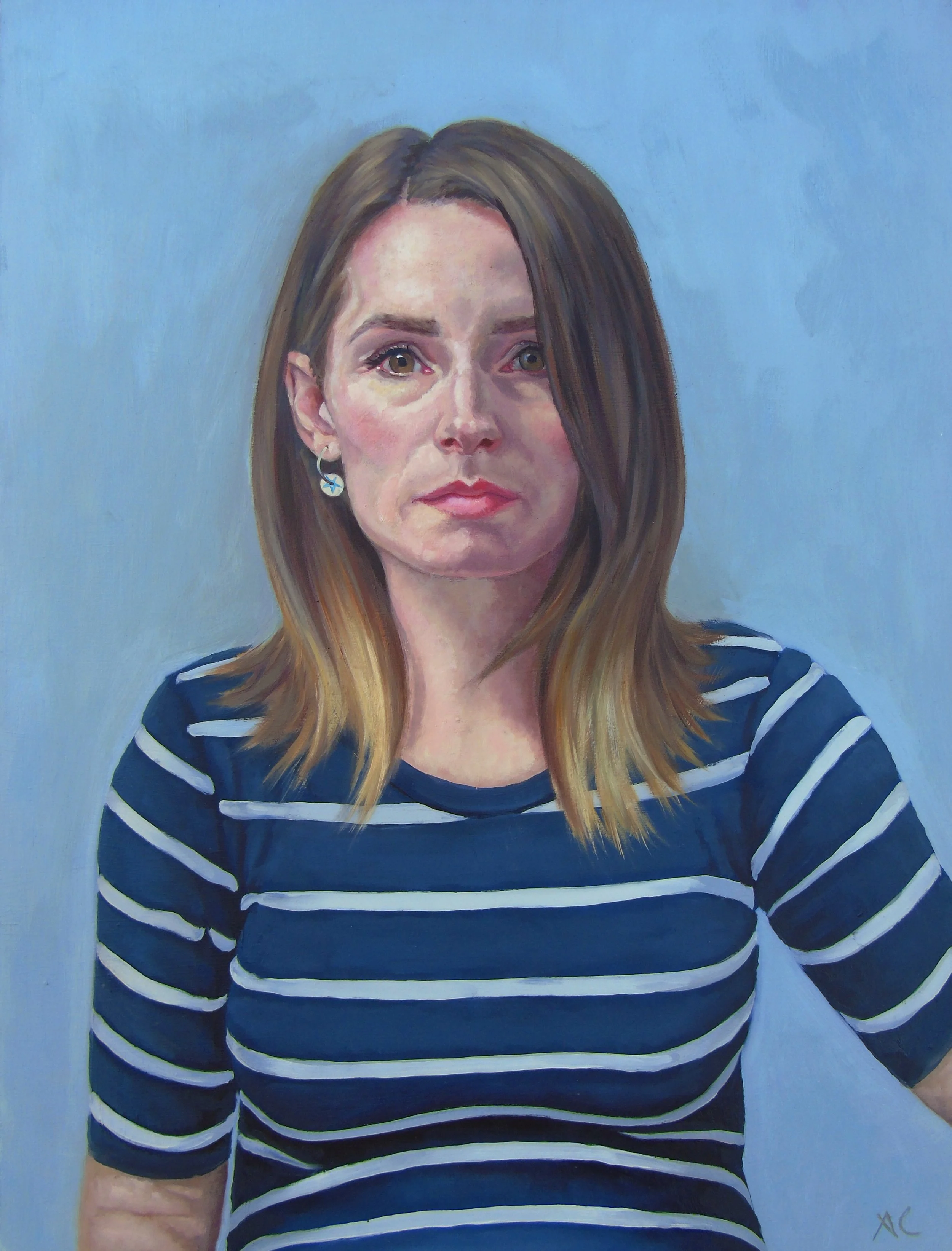 self from the mirror | oil on panel | 30 x 40cm