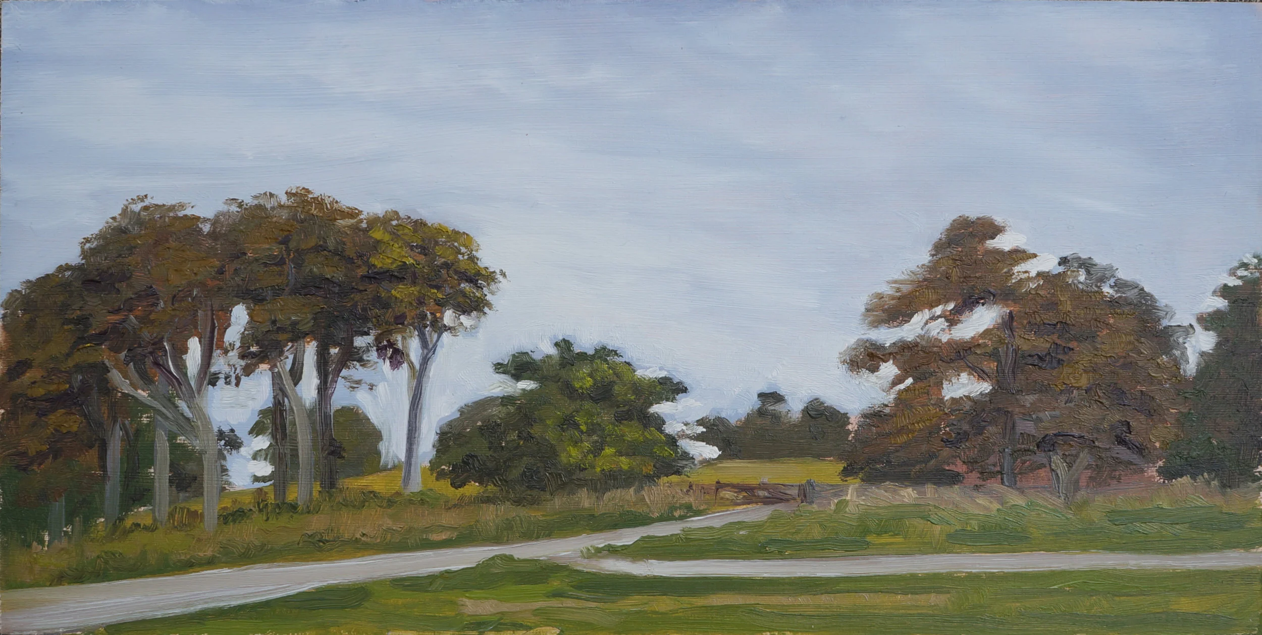 near maker church | oil on panel | 40 x 20 cm