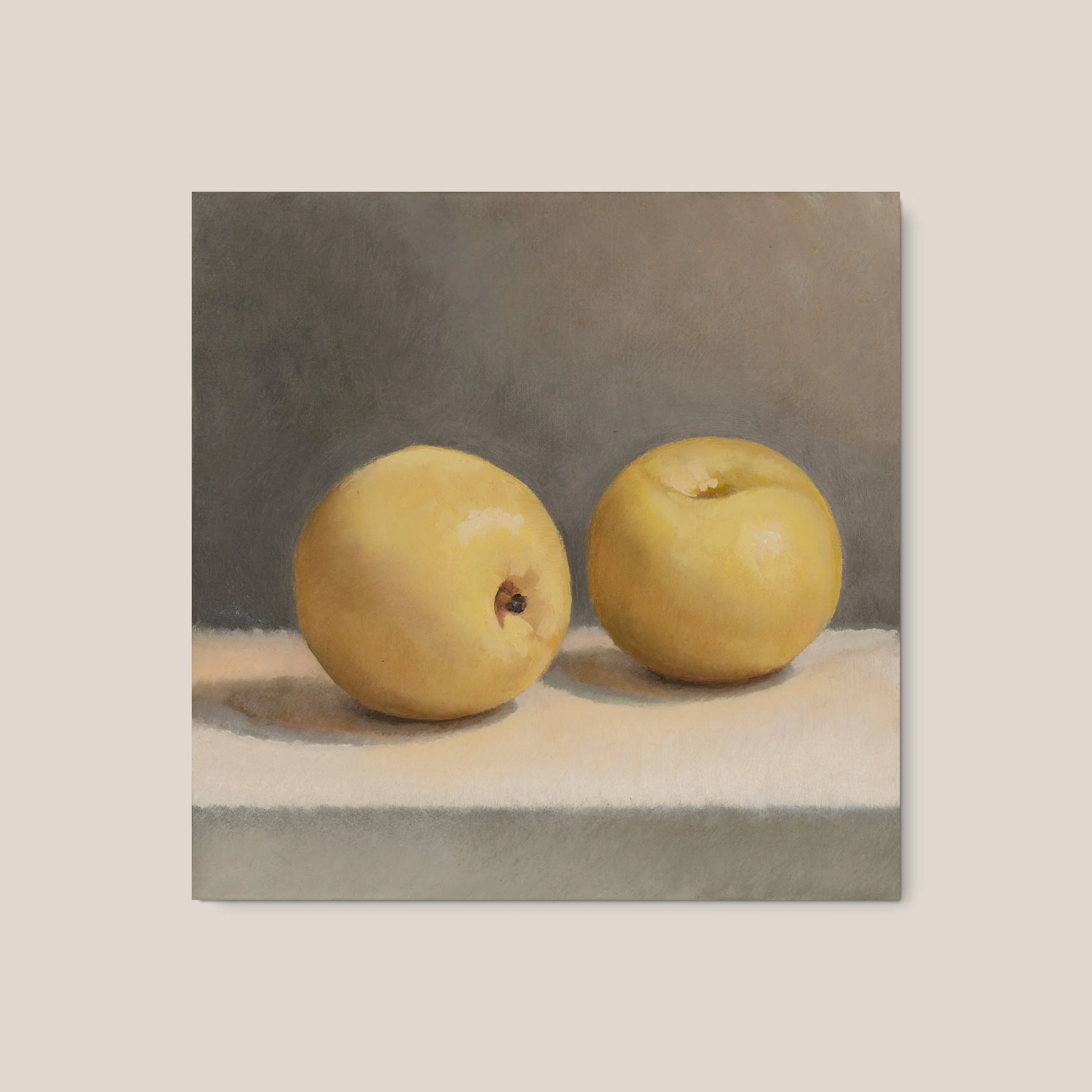 Nashi Pears | oil on canvas | 20x 20cm