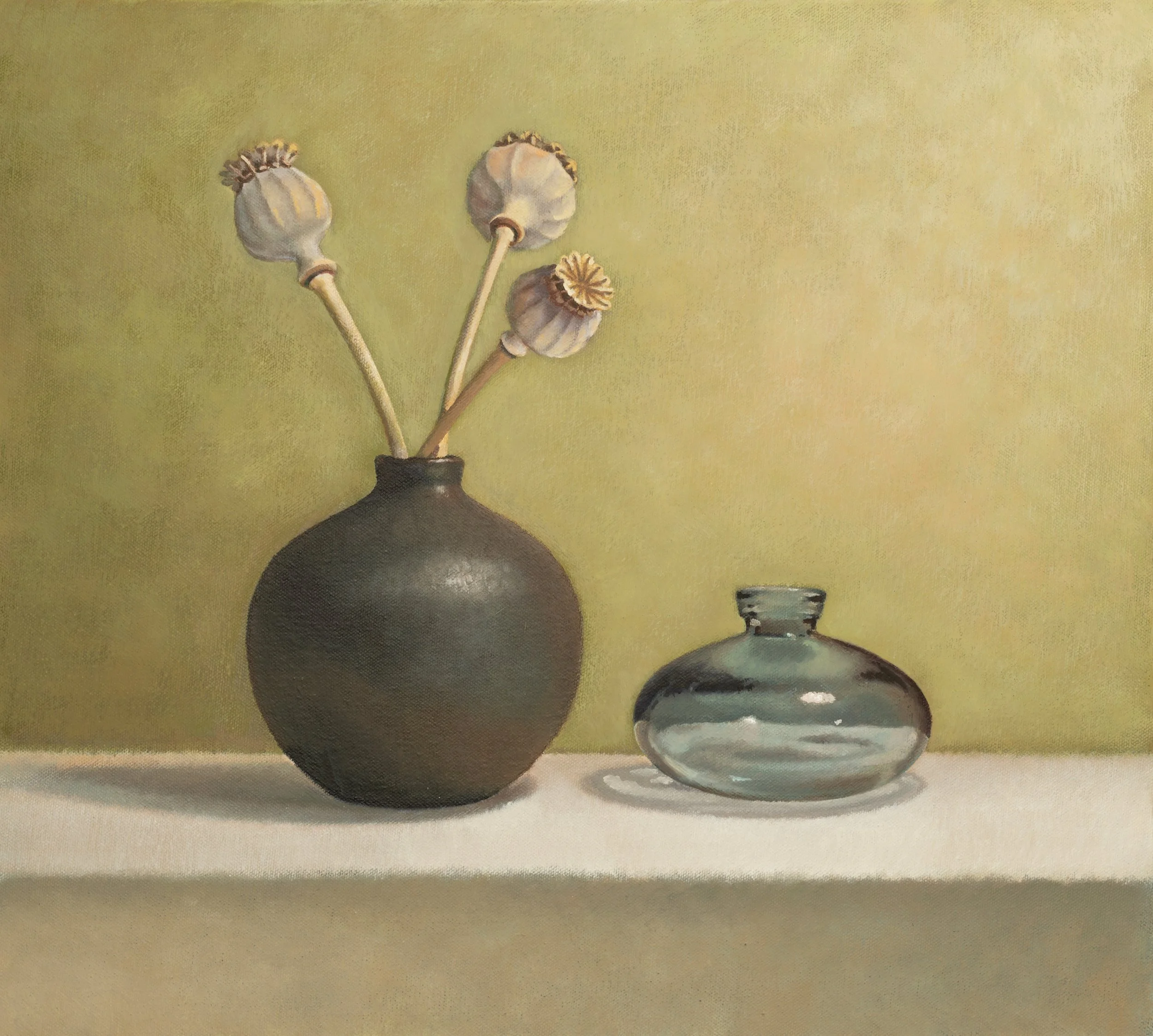 Earth and Glass | oil on canvas | 45 x 50cm