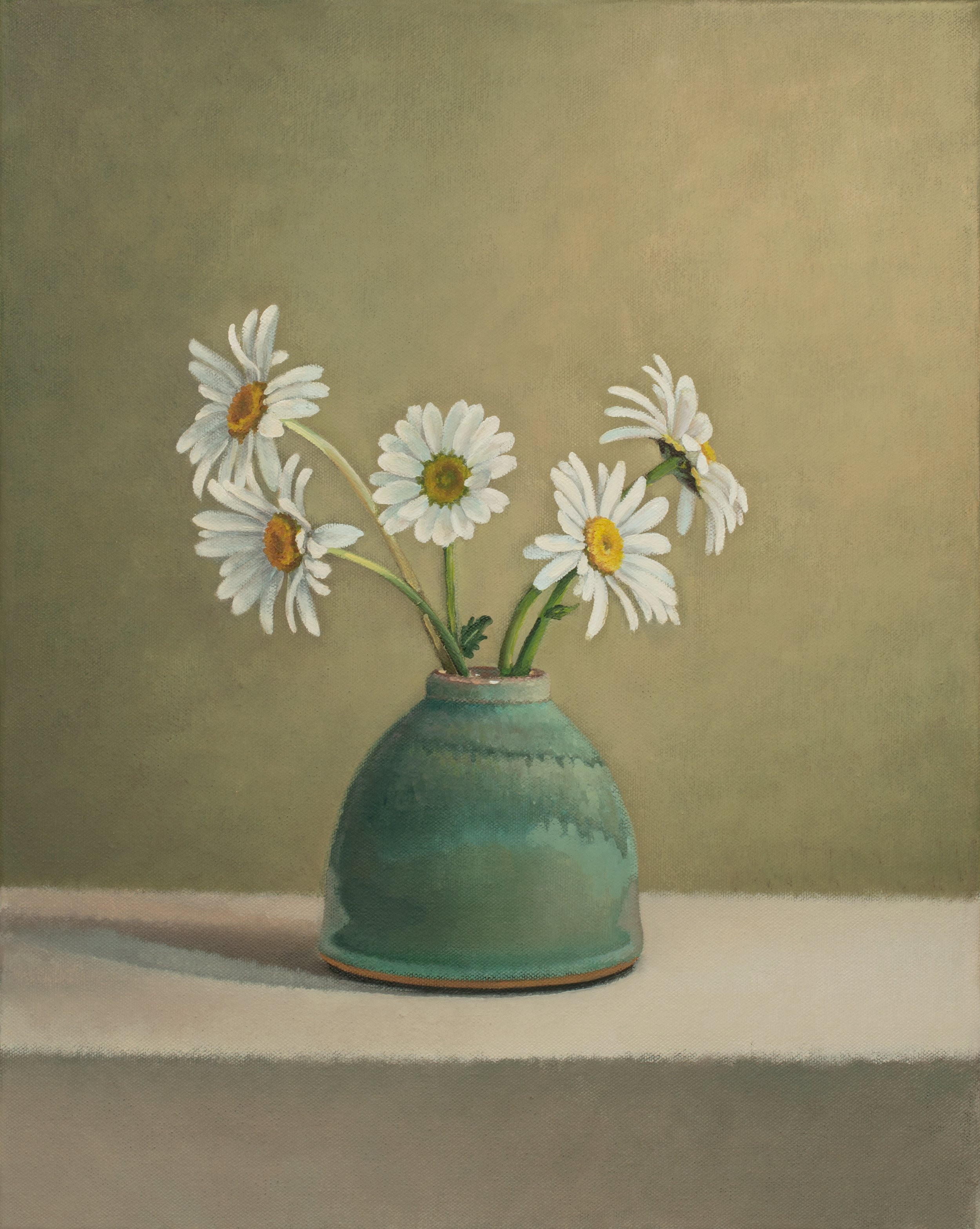 Oxeye Daisies | oil on canvas | 40 x 50 cm | Sold 