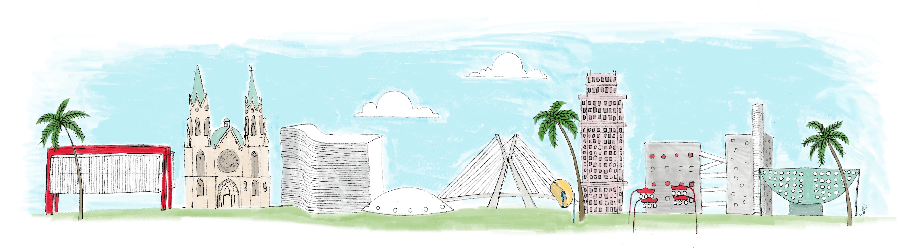 Illustration sweetsaopaulo - Illustratrice Freelance Lyon