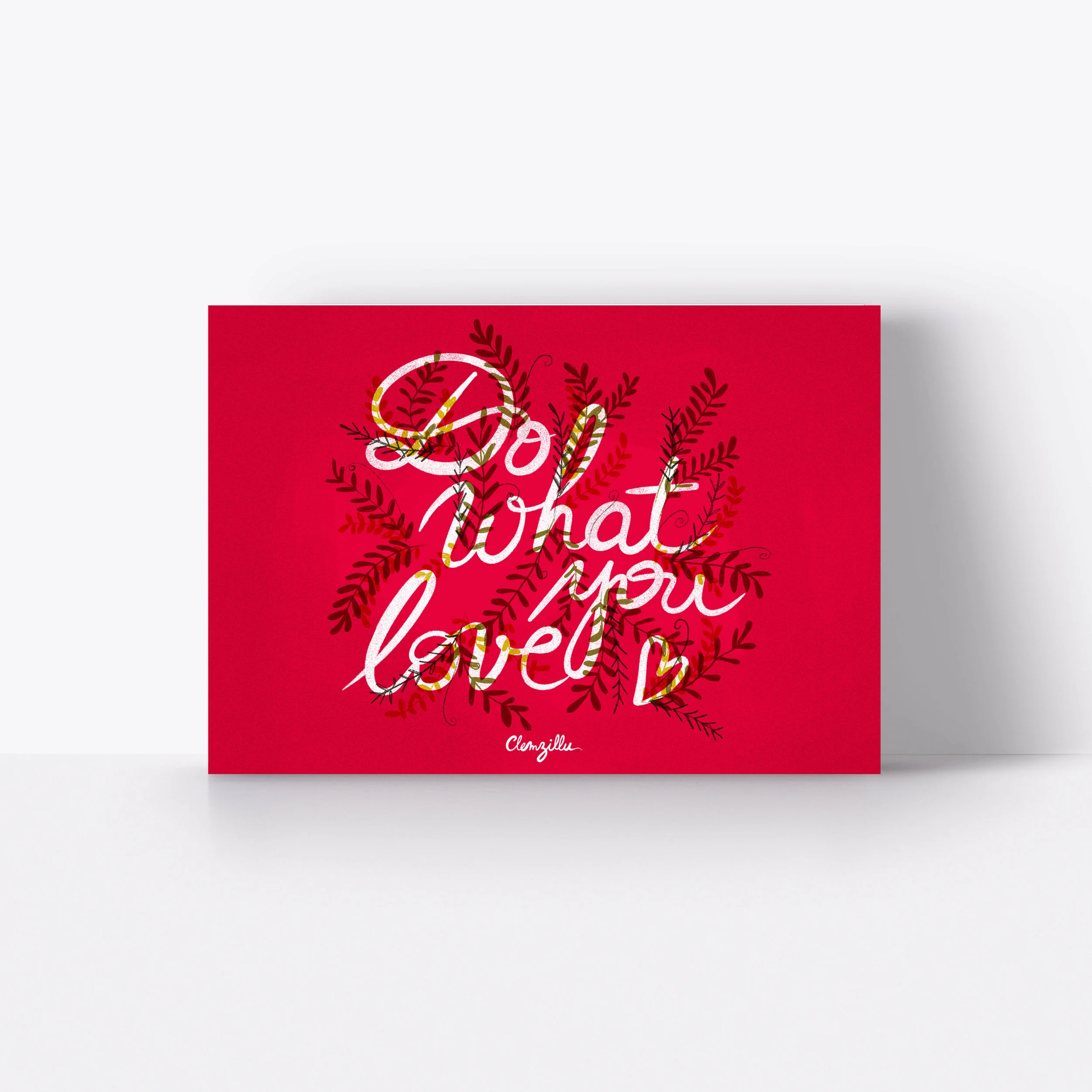 Do what you love Clemzillu illustration Lyon